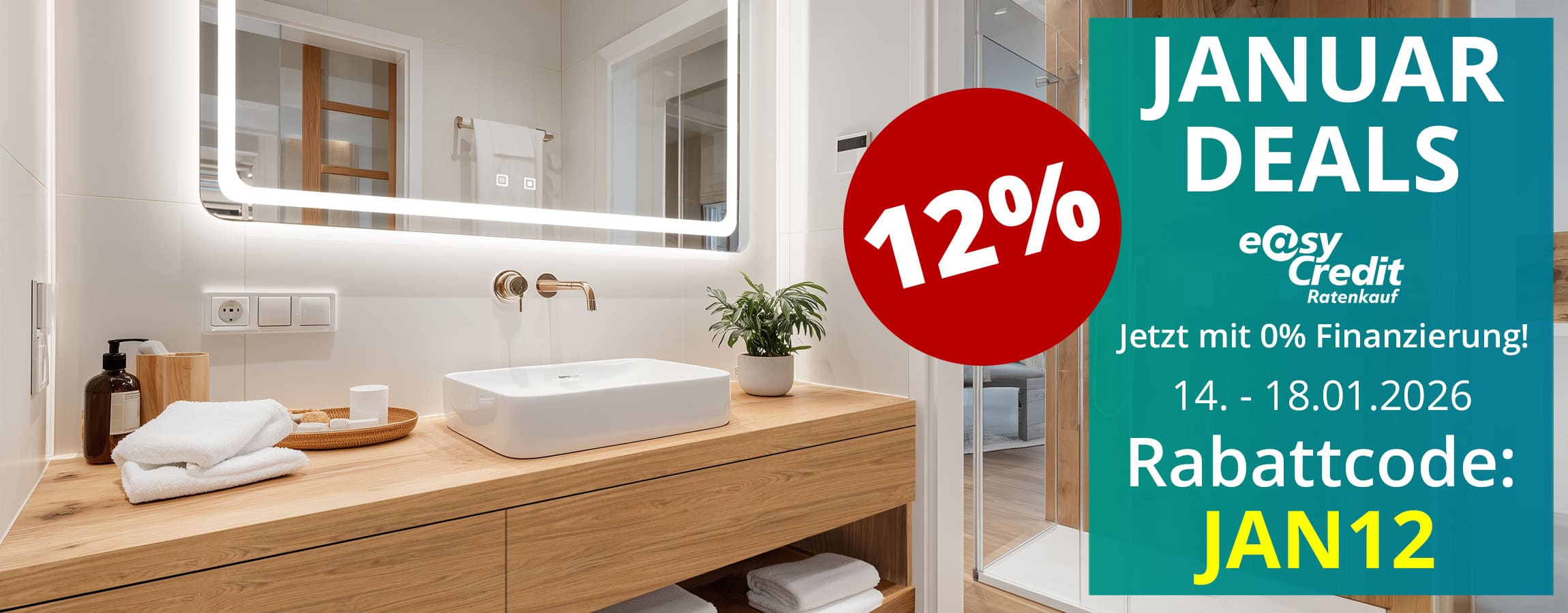 Januar Sale - 12% Rabatt