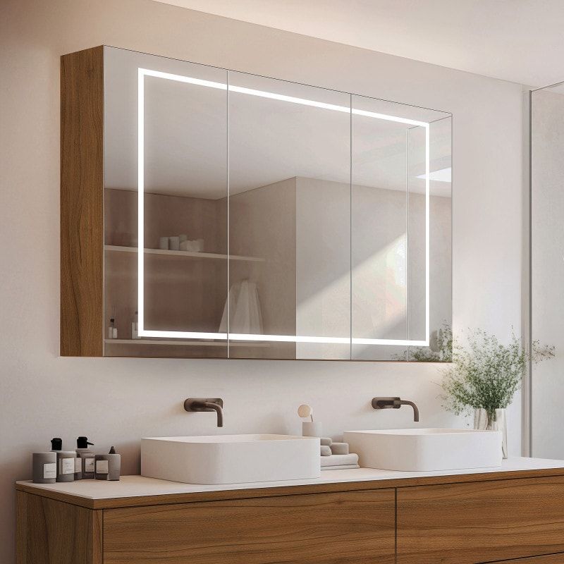 Badezimmer Spiegelschrank individuelle Maße Spiegel21