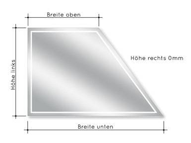 Spiegel nach Maß Dachwohnung schräg Spiegel nach Maß Dachwohnung schräg