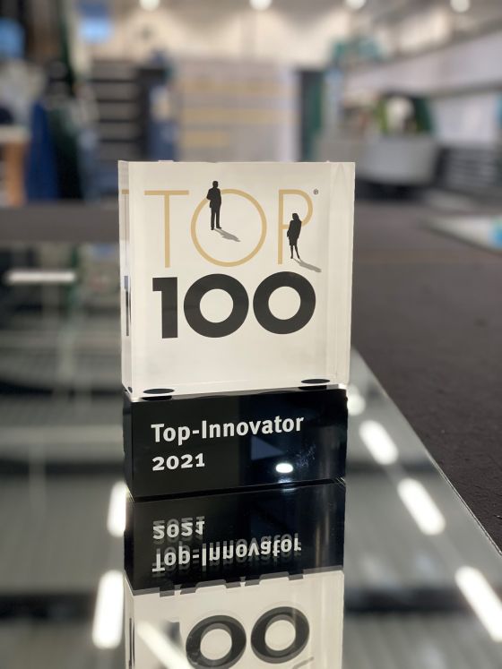 Top100 Innovationspreis 2021, Top Innovator Auszeichnung für Ares Lünen