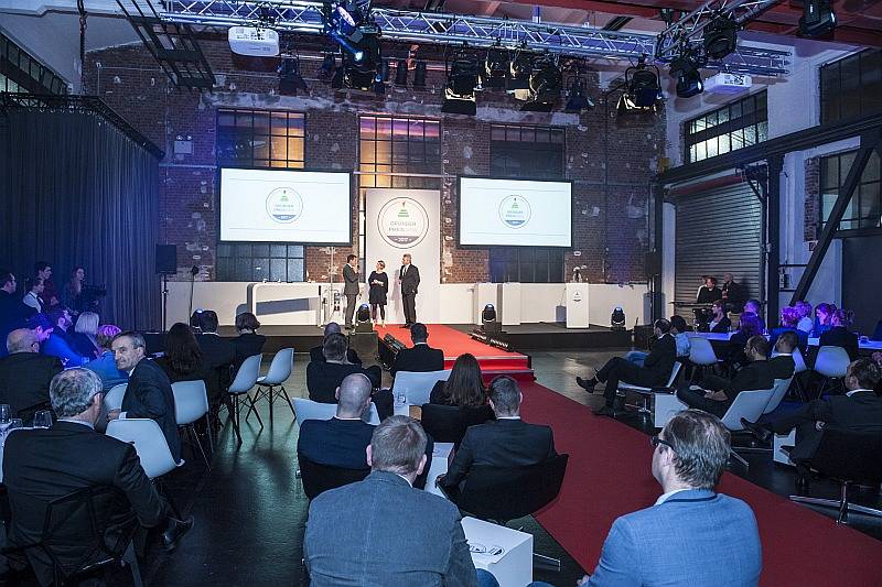 Gründerpreis NRW 2017 Preisverleihung in der Halle am Wasserturm in Düsseldorf