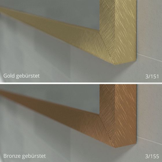 Rahmen Gold/Bronze gebürstet