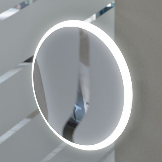 Badezimmerspiegel mit Schminkspiegel beleuchtet