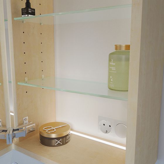 Spiegelschrank Glasböden Floatglas Spiegelschrank Glasböden Floatglas