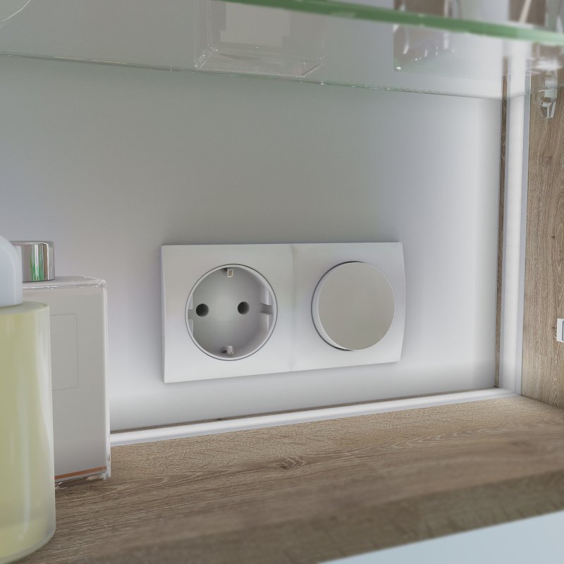 Badezimmer Spiegelschrank mit Steckdose Badezimmer Spiegelschrank mit Steckdose