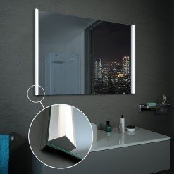 Lichtspiegel, opt. mit Spiegelheizung - Rheine 2 Lichtspiegel, opt. mit Spiegelheizung - Rheine 2