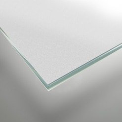 Lackiertes Glas - Grau metallisch glänzend - REF 9007 Lackiertes Glas - Grau metallisch glänzend - REF 9007