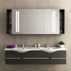 Bad Spiegelschrank mit Beleuchtung - SEVILLA Bad Spiegelschrank mit Beleuchtung - SEVILLA