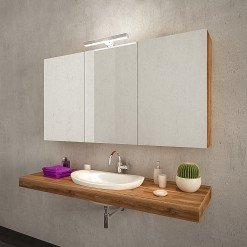 Bad Spiegelschrank mit Lampe (LED) Veronica Bad Spiegelschrank mit Lampe (LED) Veronica