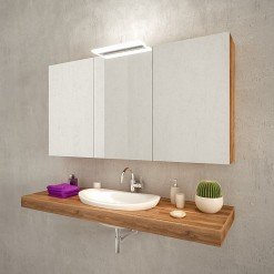 Bad Spiegelschrank nach Maß mit LED Lampe Katherine Bad Spiegelschrank nach Maß mit LED Lampe Katherine