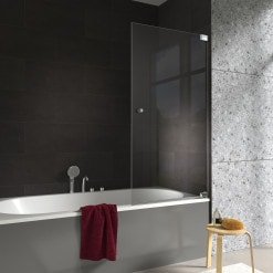 Badewannen Duschwand aus Glas mit Drehtür - Galana Pro (rechts)