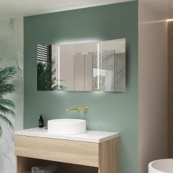 Badezimmer Klappspiegel KS34 - LILLIAN Badezimmer Klappspiegel KS34 - LILLIAN