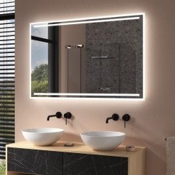 Badspiegel mit LED Beleuchtung - Calnegre Badspiegel mit LED Beleuchtung - Calnegre