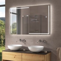 Badspiegel mit LED Beleuchtung - M200L4 Badspiegel mit LED Beleuchtung - M200L4