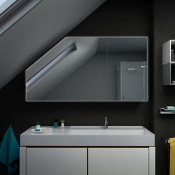 Dachschrägen-Spiegelschrank LED - Ambiente Dachschrägen-Spiegelschrank LED - Ambiente