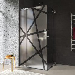 Design Duschkabine Glas Eckeinstieg AREA 8/209
