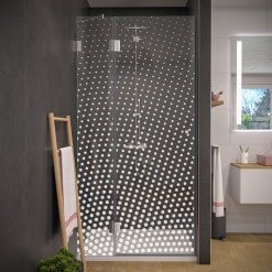 Design Duschtür nach Maß aus Glas DOT 1/104