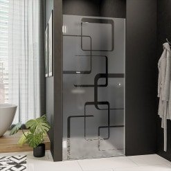 Duschkabinentür mit Dekor DESIGN 1/101