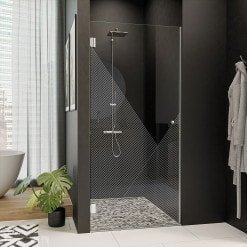 Duschtür Echtglas mit Motiv DESIGN 3/101