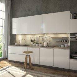 Glas Küchenrückwand nach Maß - Hell-Braun / Macchiato - REF 1236 Glas Küchenrückwand nach Maß - Hell-Braun / Macchiato - REF 1236