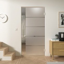 Glas Pendeltür AREA 17