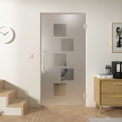 Glas Pendeltür CARRE 5