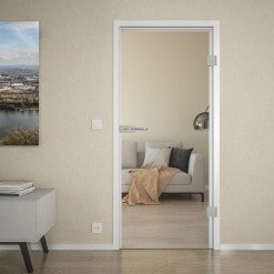 Glasschiebetür CRISTALLO klar ESG 8mm Glasschiebetür CRISTALLO klar ESG 8mm