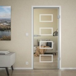 Glastür Drehtür CARRE 10