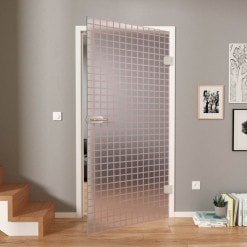 Glastür lackiert CARRE 2
