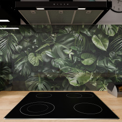 Küchenrückwand ESG Glas 6mm mit keramischen Farbdruck JUNGLE 2