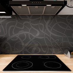 Küchenrückwand ESG Glas 6mm mit keramischen Farbdruck SCRIBBLE 2