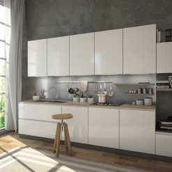 Küchenrückwand Milchglas-Optik 6 mm ESG Glas Satinato Küchenrückwand Milchglas-Optik 6 mm ESG Glas Satinato
