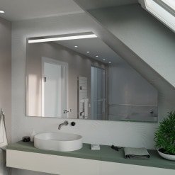 LED Badspiegel mit Dachschräge - Tijuana SDS006 LED Badspiegel mit Dachschräge - Tijuana SDS006