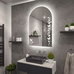 LED Spiegel Schmetterling 1A