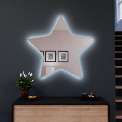 LED Spiegel Stern 3