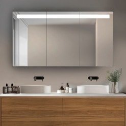 LED Spiegelschrank fürs Bad, Maßanfertigung - DUBLIN LED Spiegelschrank fürs Bad, Maßanfertigung - DUBLIN