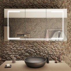 LED Spiegelschrank fürs Badezimmer - KAIRO LED Spiegelschrank fürs Badezimmer - KAIRO