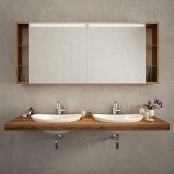 LED Spiegelschrank nach Maß - GENUA LED Spiegelschrank nach Maß - GENUA