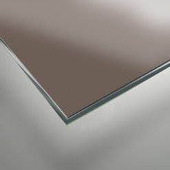 Lackiertes Glas - Braun / Mittelbraun - REF 7013, 4mm