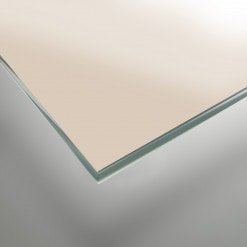 Lackiertes Glas - Hell-Beige - REF 1015 Lackiertes Glas - Hell-Beige - REF 1015