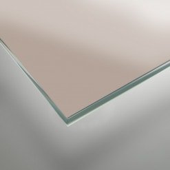Lackiertes Glas - Hell-Braun / Macchiato REF 1236, 6mm