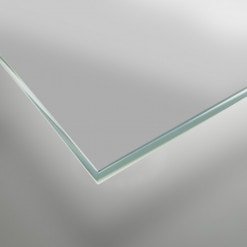 Lackiertes Glas - Metall-Grau / Silber - REF 9006, 6mm