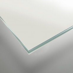 Lackiertes Glas - Weiß mit leichtem Grün-Schimmer - REF 9010, 4mm