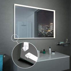 Premium Lichtspiegel LED, opt. mit Ablage - Köln 4 Premium Lichtspiegel LED, opt. mit Ablage - Köln 4