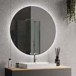 Smart Home Spiegel rund KNX/Dali - EMILY