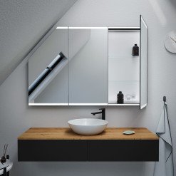 Spiegelschrank für die Dachschräge - Crystal Spiegelschrank für die Dachschräge - Crystal