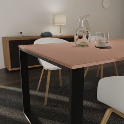 Tischplatte Rosa/Pink 19 mm, Esstisch-/ Schreibtischplatte