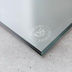 VSG aus ESG Glas 21,52 mm matt