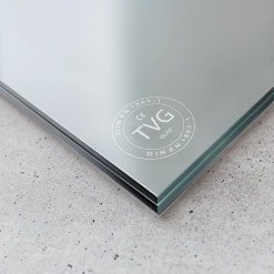 VSG aus TVG Glas 17,52 mm matt
