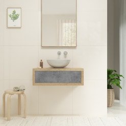 Waschbecken Unterschrank mit Auszug 17A